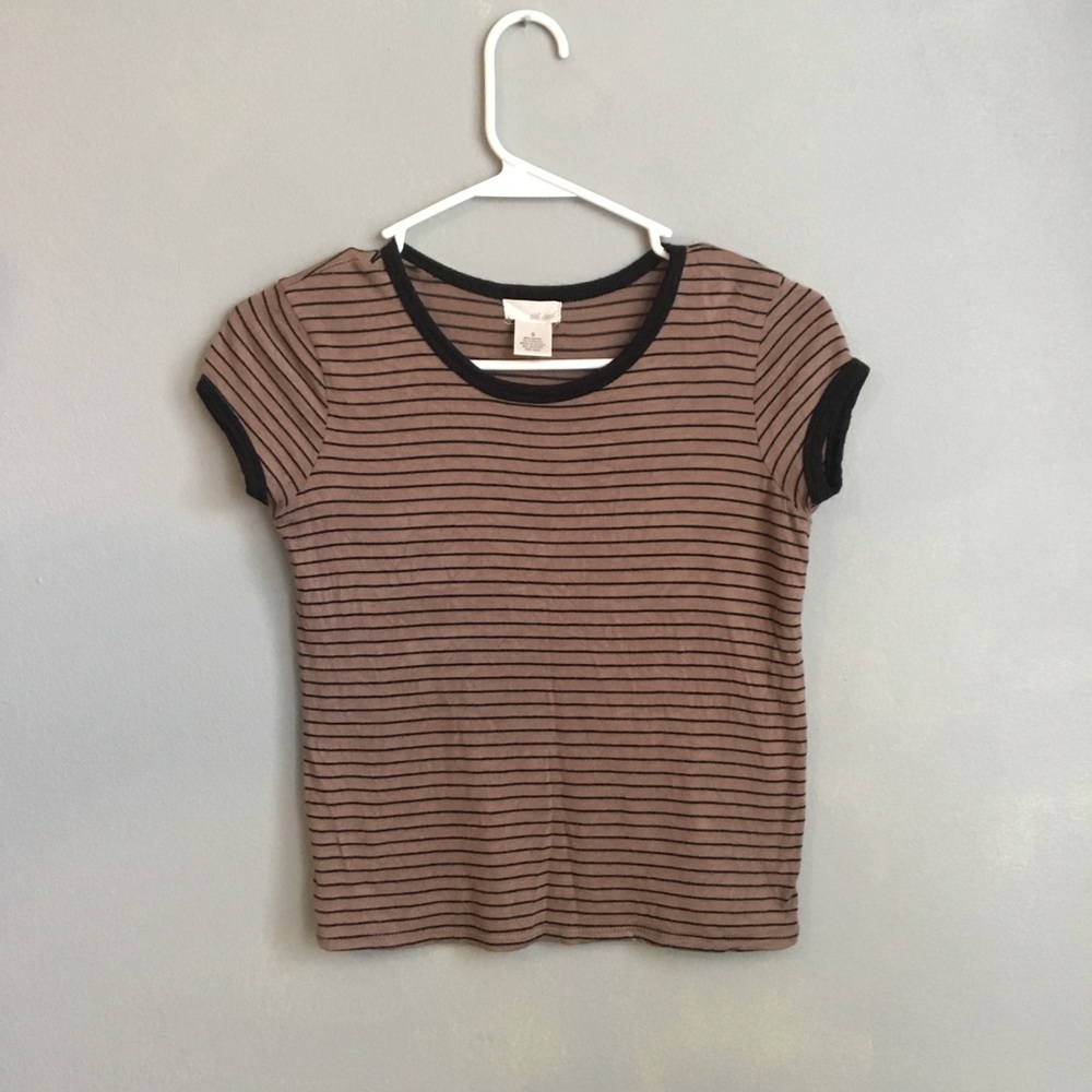 Wet seal cropped tee